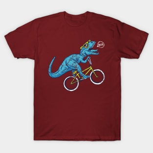 Ever seen a dinosaur ride a bike? T-Shirt